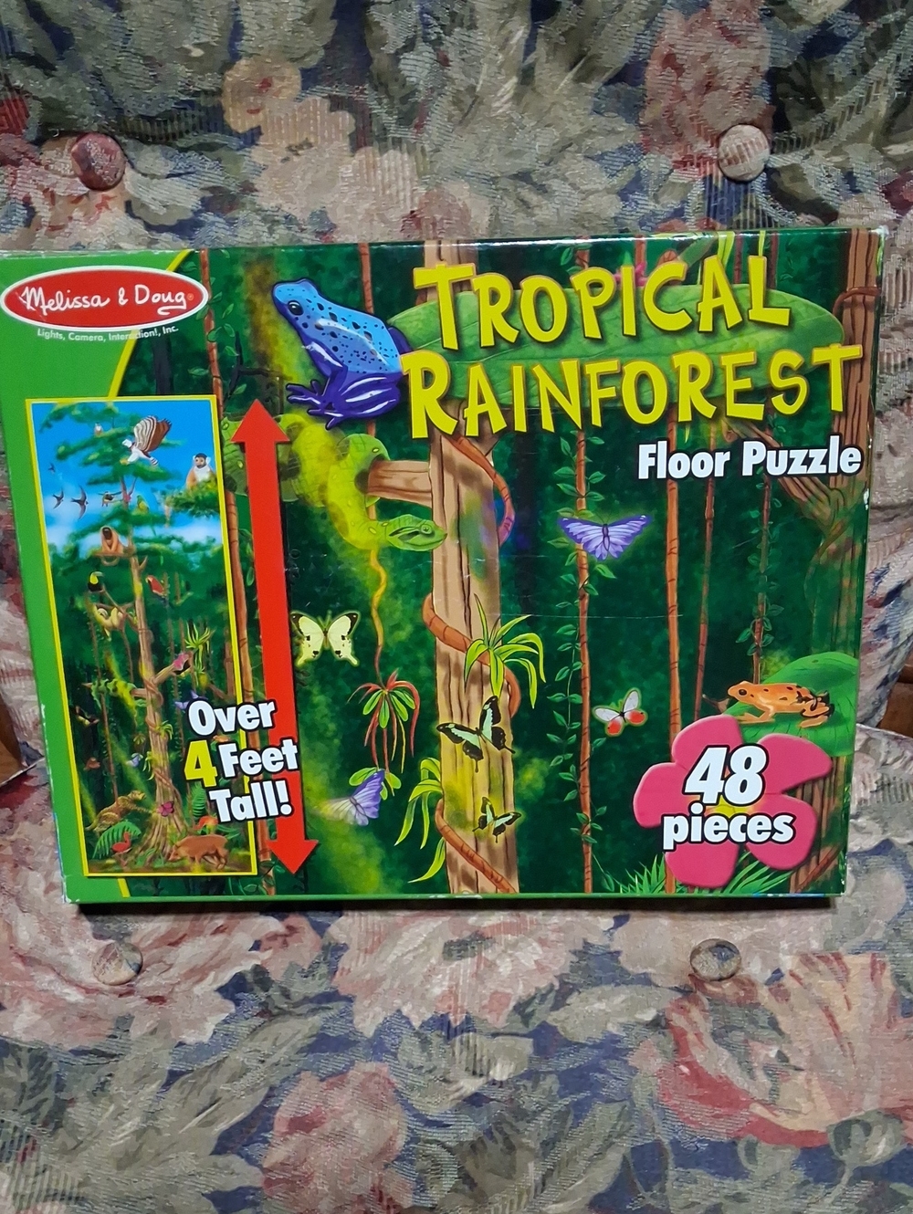 Melissa & Doug Tropical Rainforest Floor Puzzle - Green and Yellow